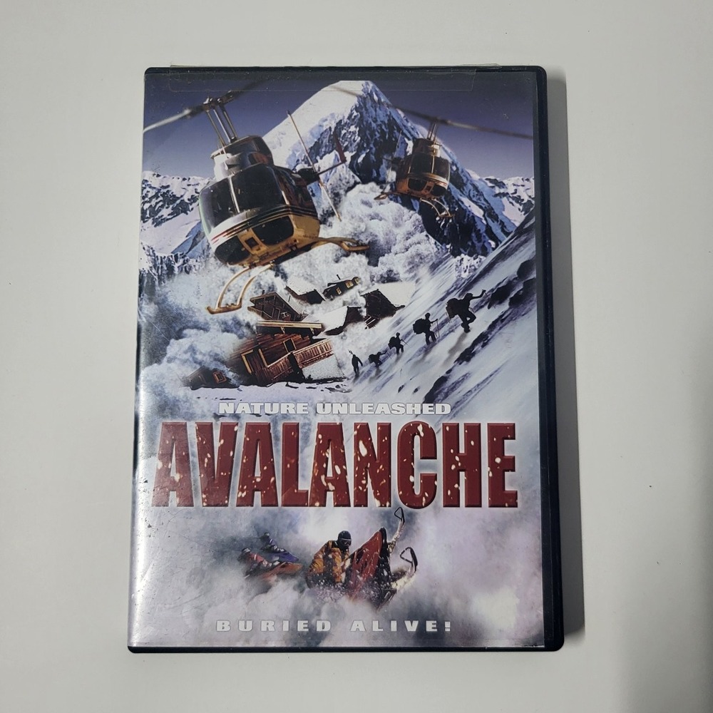 Avalanche DVD 2004 Nature Unleashed Mark Roper Action Thriller Snowmobiles